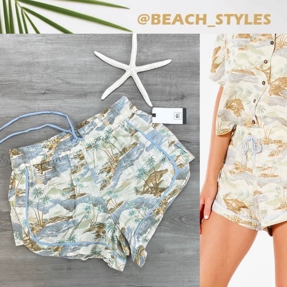 🔆RIP CURL🔆 POSTCARDS SHORTS I HAVE THE MATCHING TOP! - Picture 1 of 10